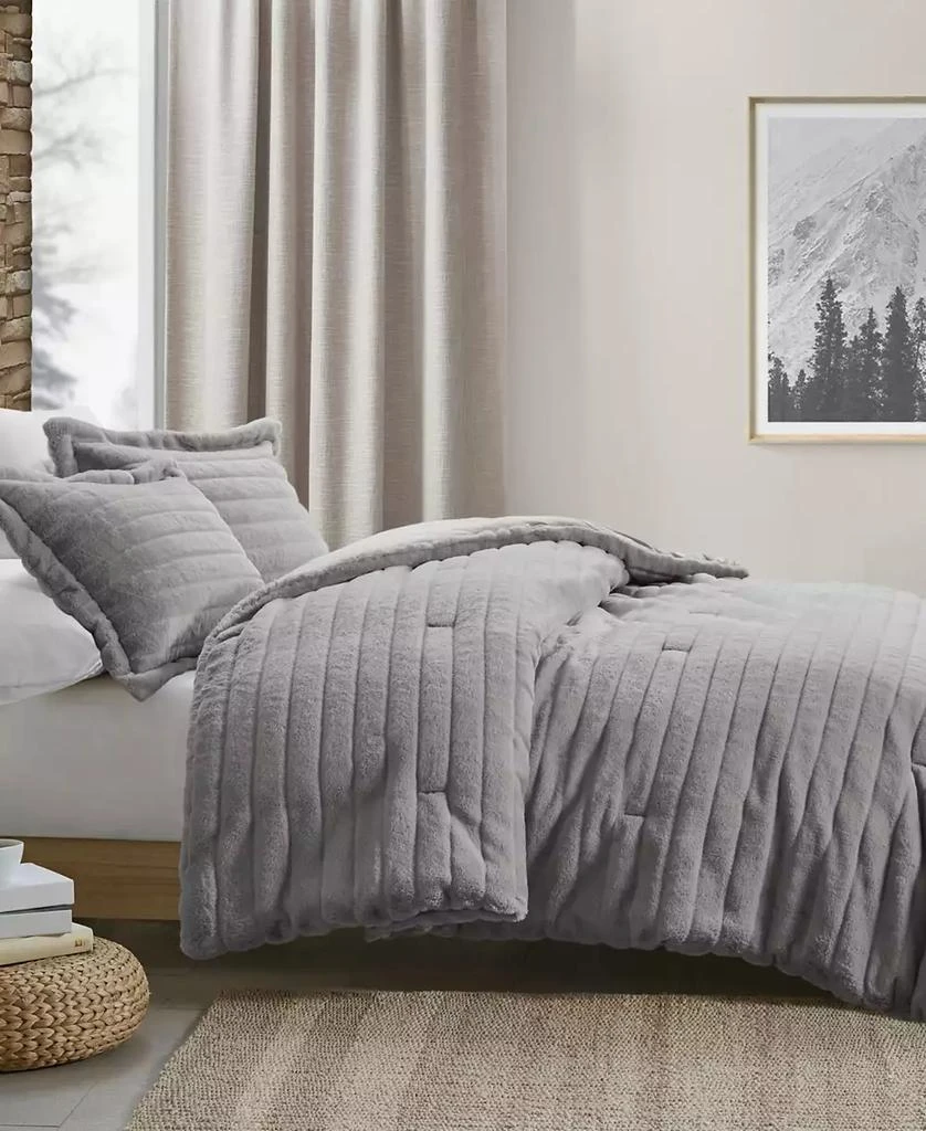 商品Macy's|Amara Faux Fur 3-Pc. Comforter Set,价格¥747,第3张图片详细描述