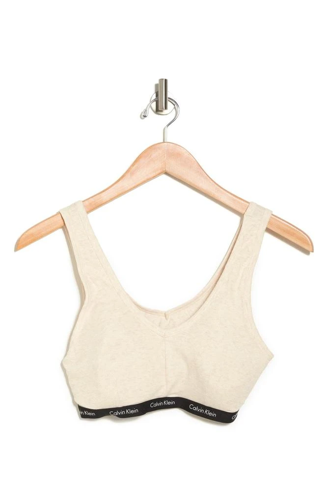 商品Calvin Klein|Lightly Ribbed Bralette,价格¥114,第3张图片详细描述