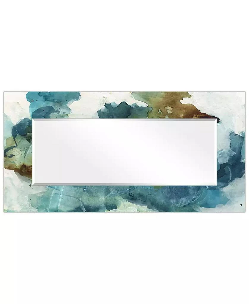 商品Empire Art Direct|"Blue Sky" Rectangular Beveled Mirror on Free Floating Printed Tempered Art Glass, 72" x 36" x 0.4",价格¥4205,第3张图片详细描述