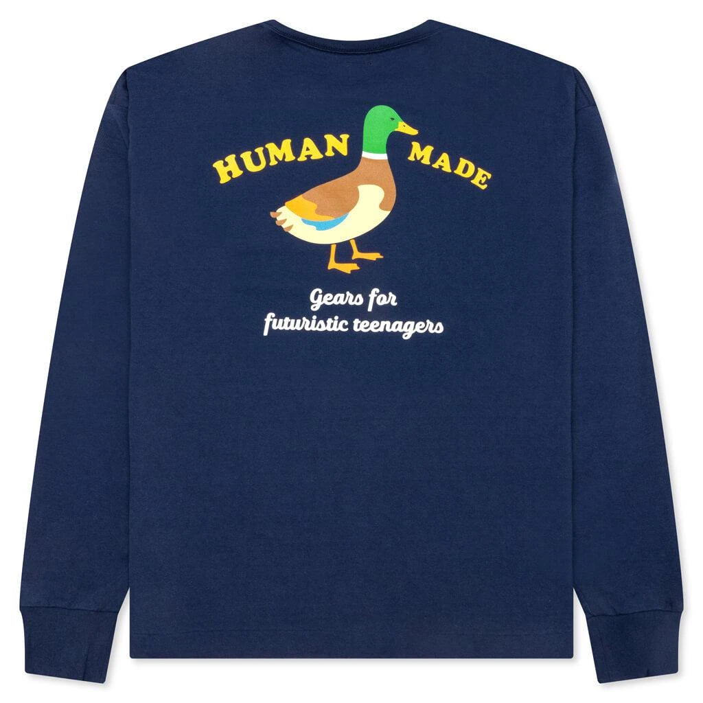 商品Human Made|Graphic L/S T-Shirt #3 - Navy,价格¥1082,第2张图片详细描述