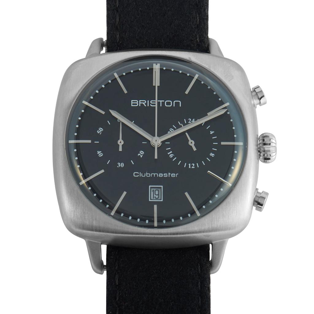 Briston Clubmaster Vintage Brushed Steel Watch 16140.S.V.1.LFB商品第1张图片规格展示