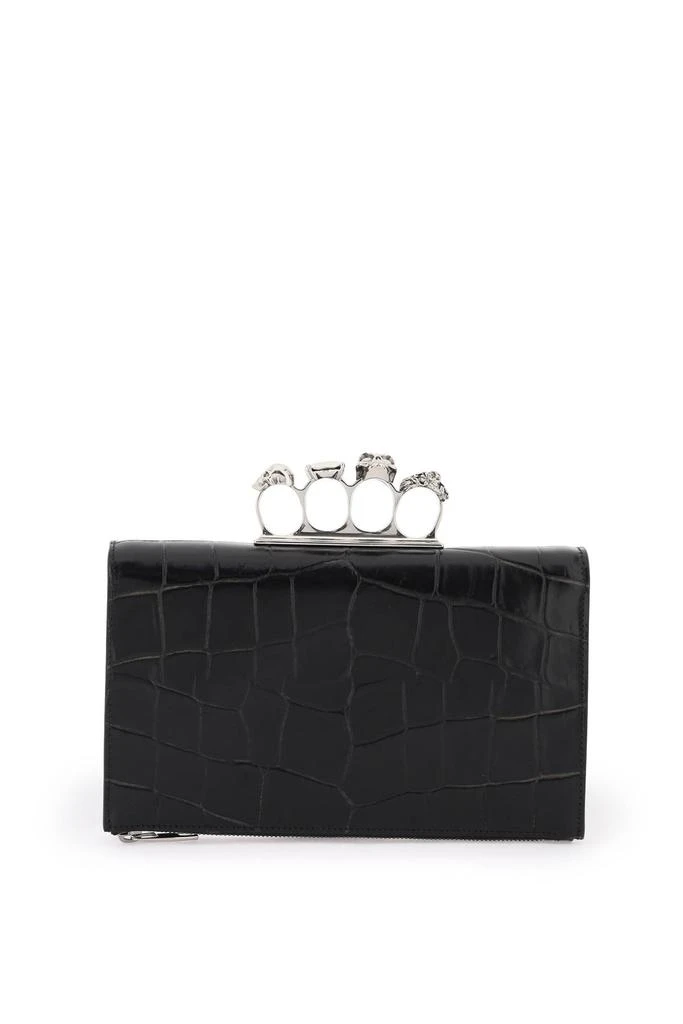 商品Alexander McQueen|THE KNUCKLE ZIP SMALL POUCH,价格¥6040,第1张图片