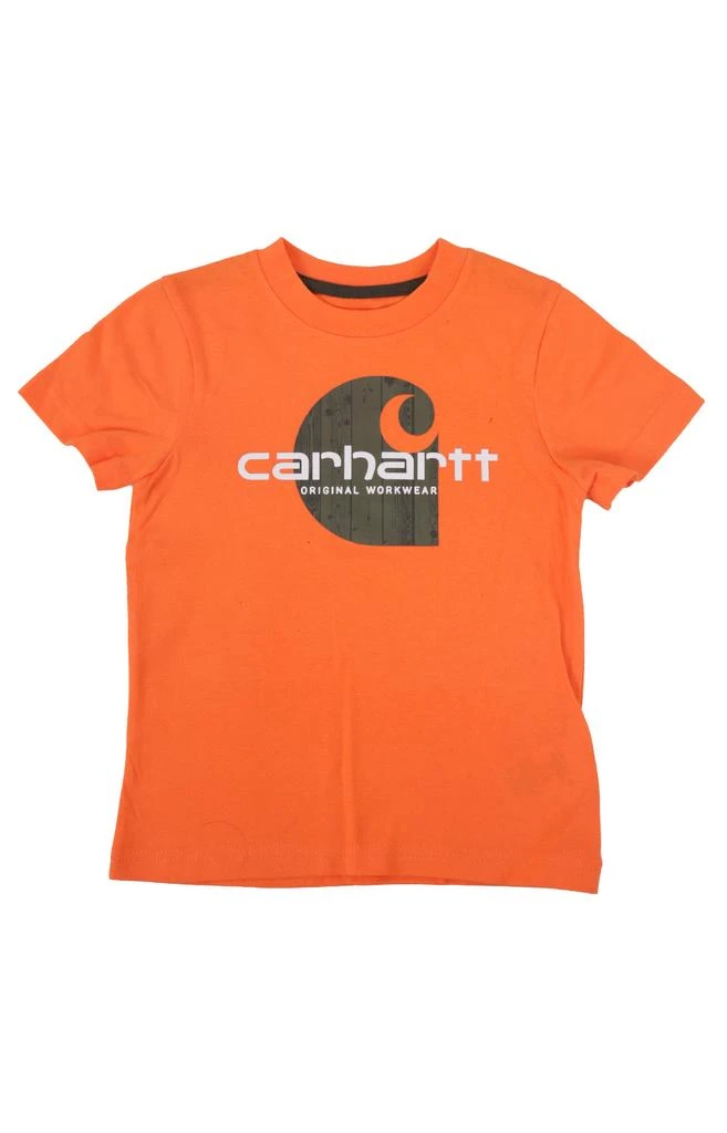 商品Carhartt|(CA6241) SS Woodgrain T-Shirt - Exotic Orange,价格¥58-¥59,第1张图片