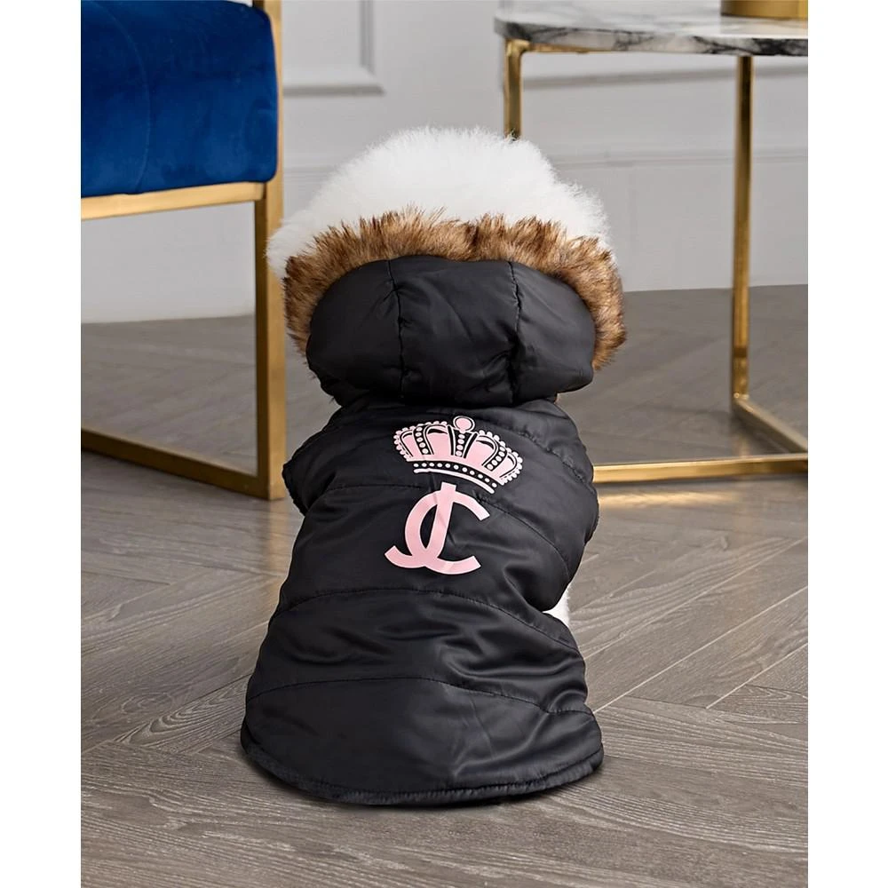 Faux Fur Hooded Pet Jacket for Dogs and Cats, Medium/Large 商品