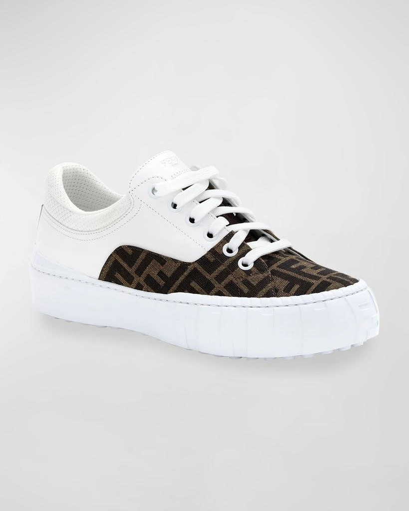 商品Fendi|FF Canvas Low-Top Sneakers,价格¥5738,第1张图片