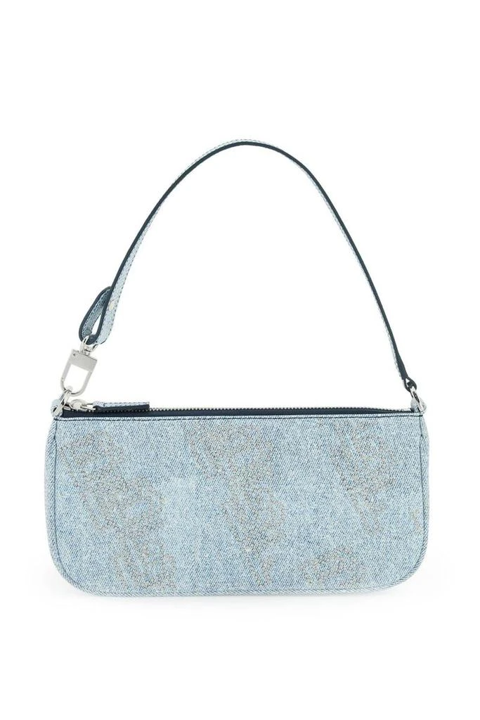 商品by FAR|By far denim print leather 'rachel' bag,价格¥2436,第1张图片