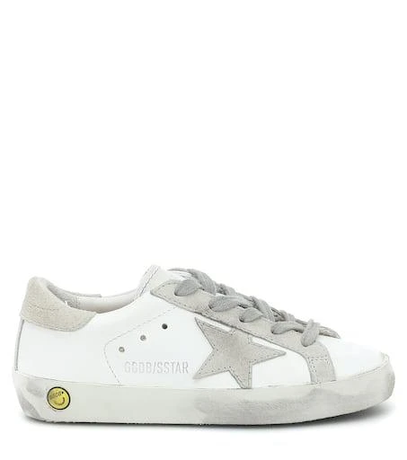 商品Golden Goose|Super-Star leather and suede sneakers,价格¥1768,第4张图片详细描述