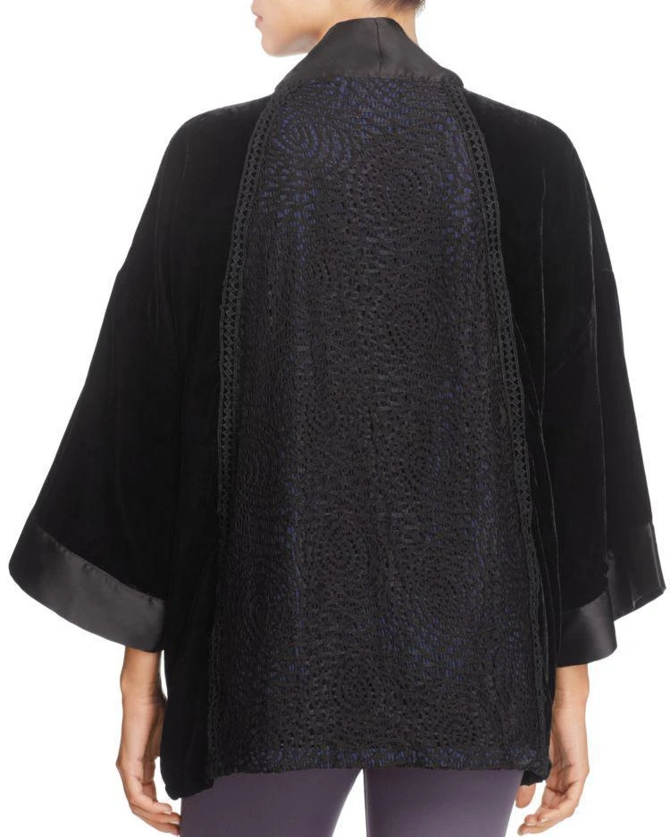 商品Sam Edelman|Velvet Smoking Jacket Wrap,价格¥196,第2张图片详细描述