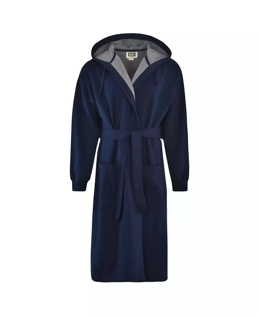 商品Hanes|Hanes 1901 Men's Athletic Hooded Fleece Robe,价格¥262,第1张图片