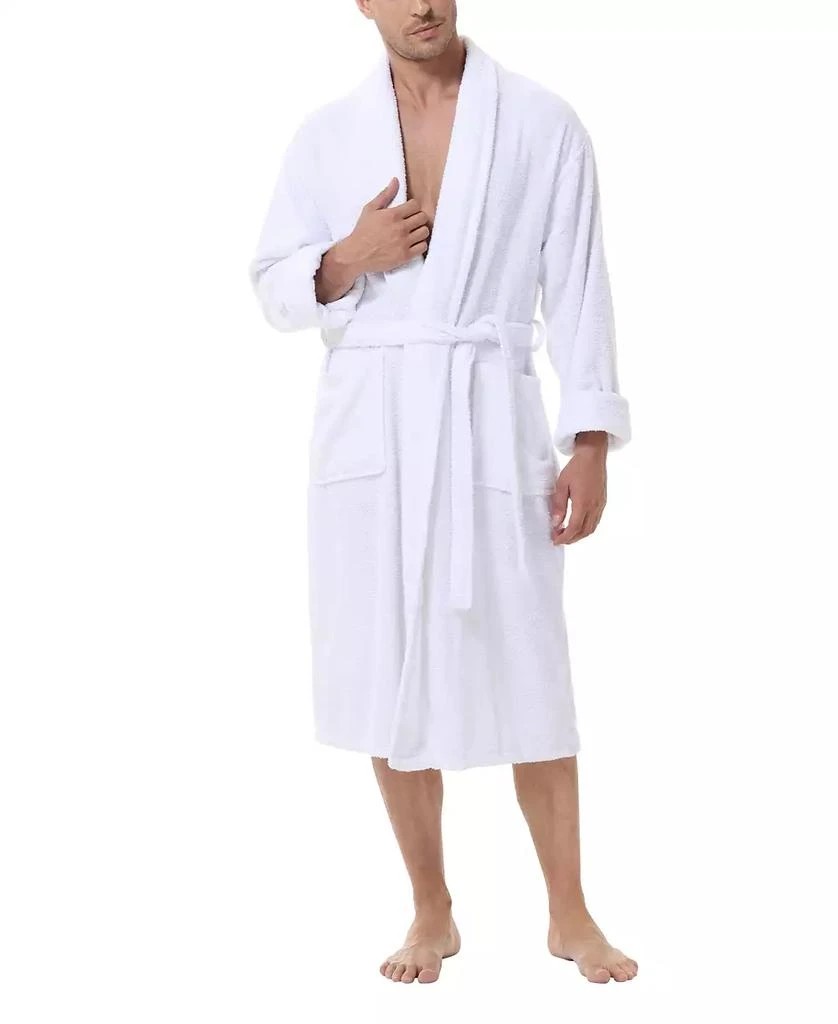 商品INK+IVY|Men's All Cotton Terry Robe,价格¥323,第3张图片详细描述