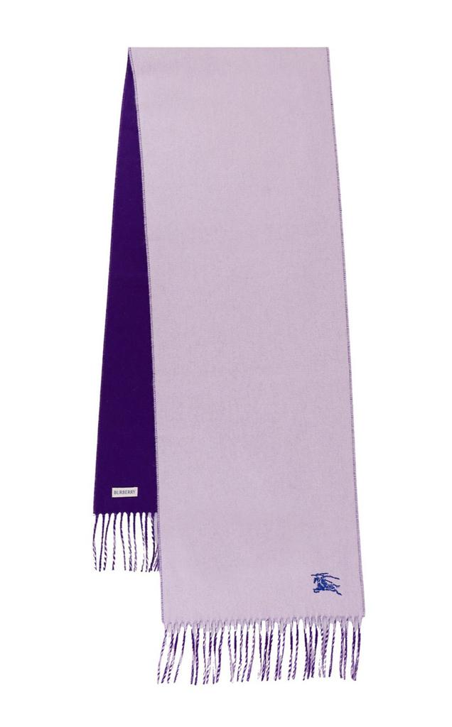 BURBERRY✨️ ロゴプリント ストール Burberry Burberry Logo Embroidered Fringed Edge Scarf