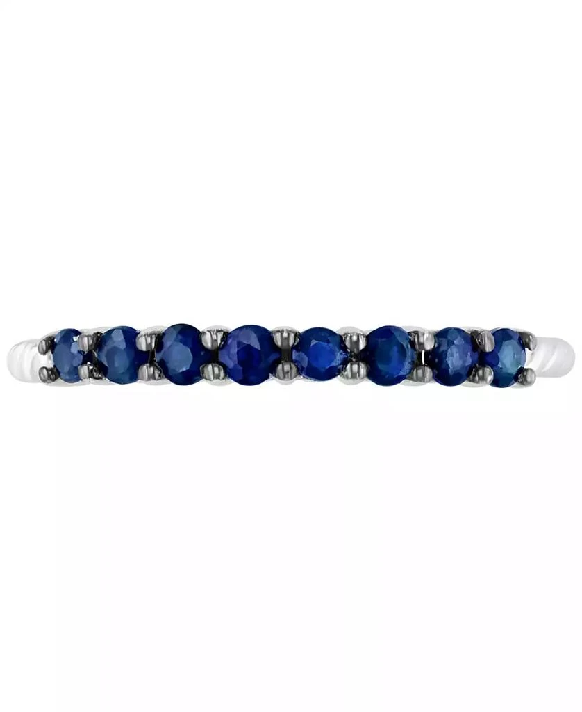 商品Macy's|Sapphire Stack Ring (1/3 ct. t.w.) in 14k White Gold,价格¥1962,第3张图片详细描述