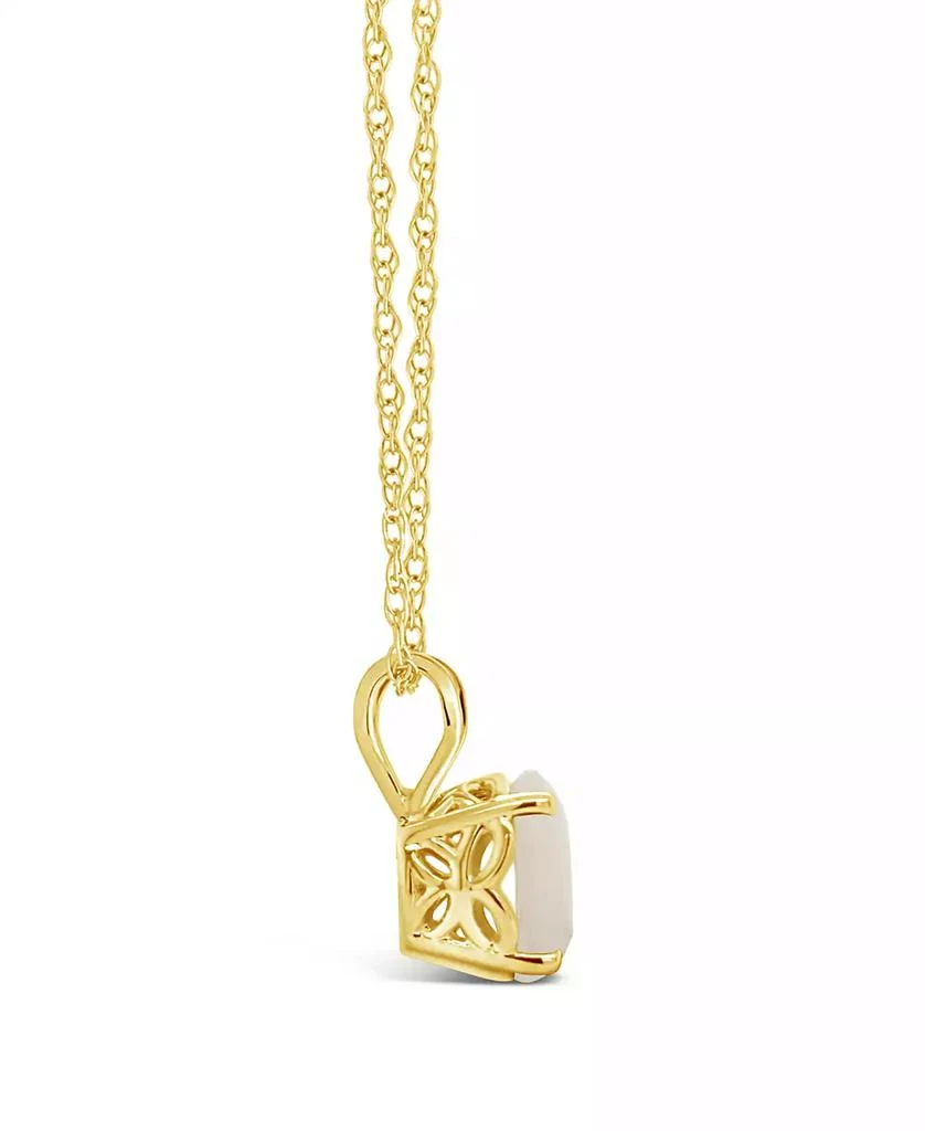 商品Macy's|Opal (3/4 ct. t.w.) Pendant Necklace in 14K Yellow Gold,价格¥3516,第3张图片详细描述