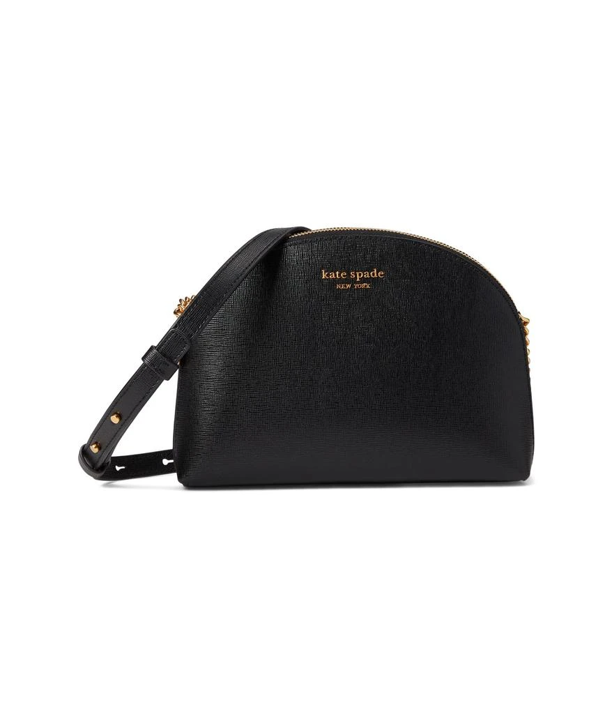 商品Kate Spade|Morgan Saffiano Leather Double Zip Dome Crossbody,价格¥1221,第1张图片