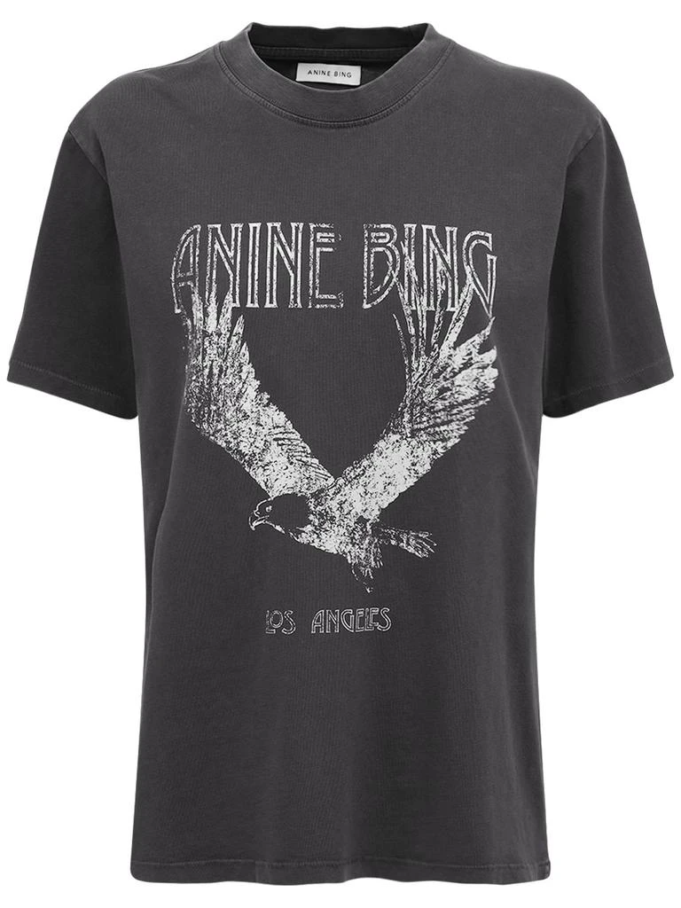 商品ANINE BING|Lili Eagle Print Cotton Jersey T-shirt,价格¥766,第1张图片