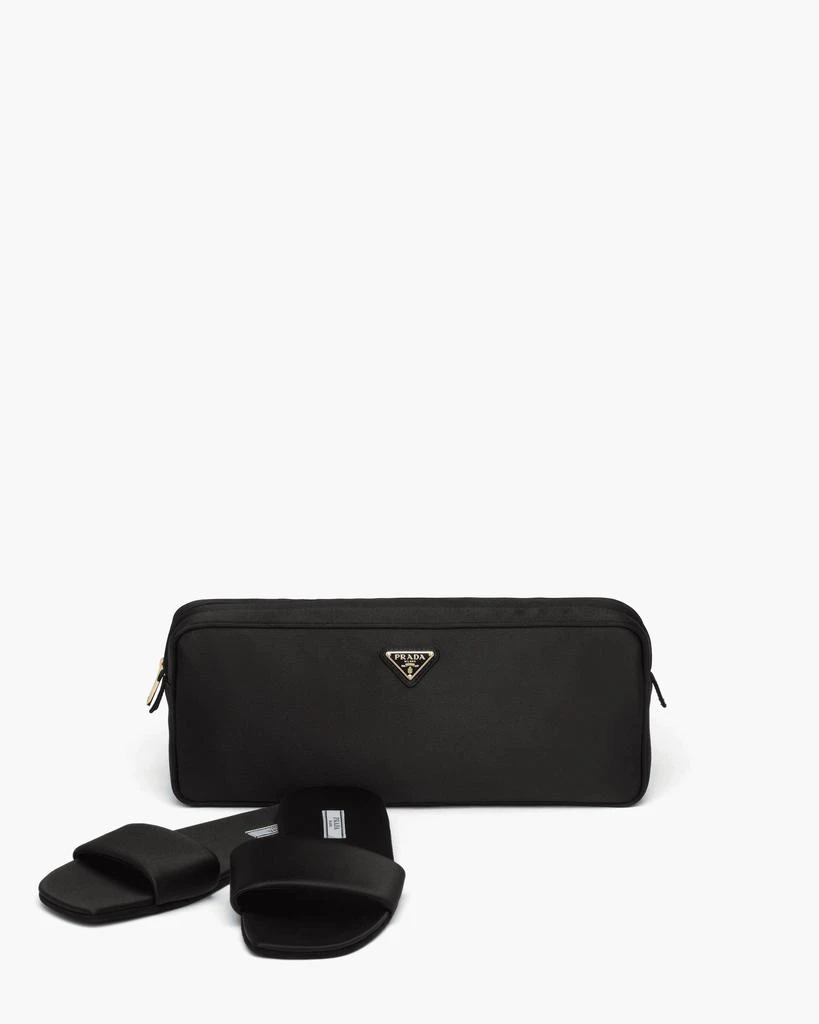 商品Prada|PRADA Silk satin travel pouch for slippers,价格¥3976,第1张图片