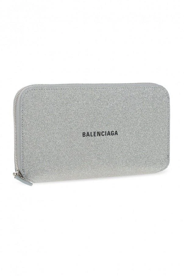 商品Balenciaga|Balenciaga Logo Printed Zipped Wallet,价格¥2848,第3张图片详细描述