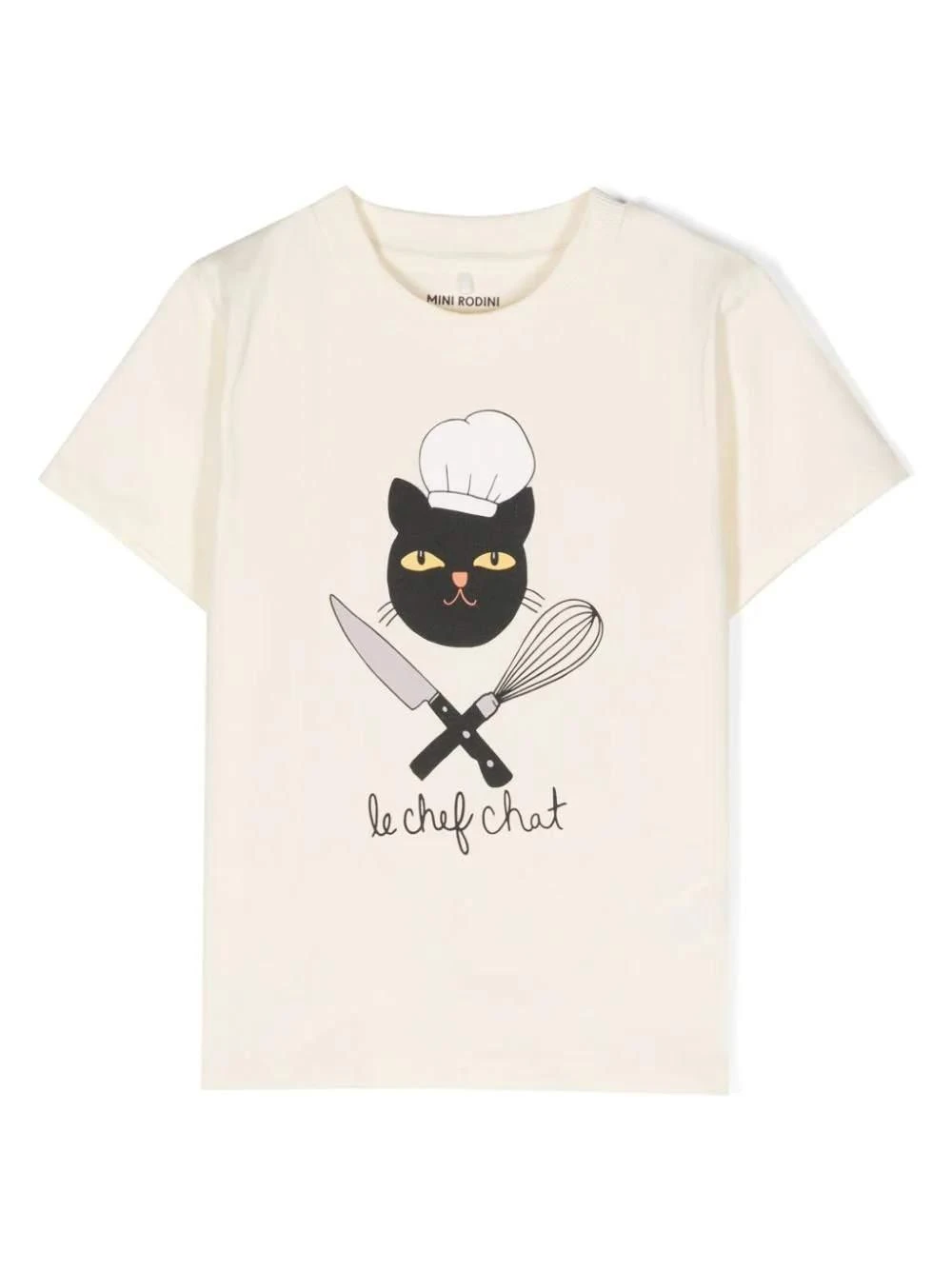 商品【商品预售7天】 Mini Rodini|Mini Rodini 女童T恤 2372017311OFFWHITE 白色,价格¥328,第1张图片