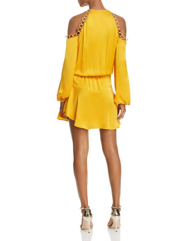 商品Karina Grimaldi|Kylie Cold-Shoulder Silk Dress,价格¥1206,第2张图片详细描述