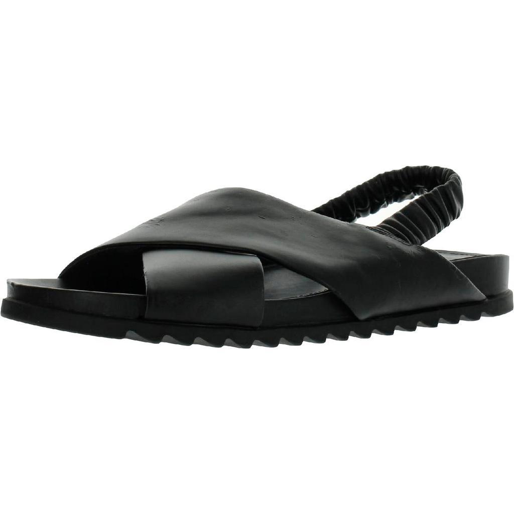 商品Marc Fisher|Marc Fisher Womens Jivin Faux Leather Strappy Flat Sandals,价格¥102,第3张图片详细描述