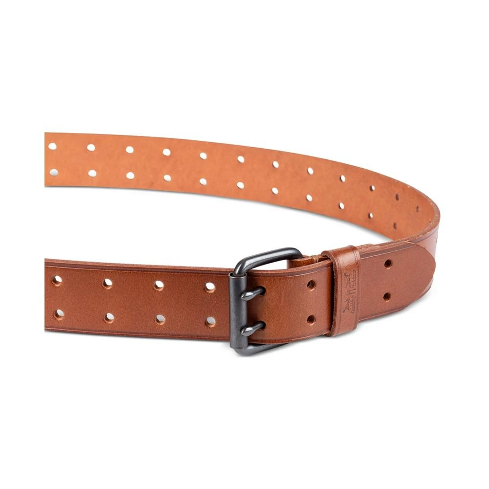 商品Levi's|Men's Leather Perforated Double Prong Workwear Belt,价格¥261,第3张图片详细描述