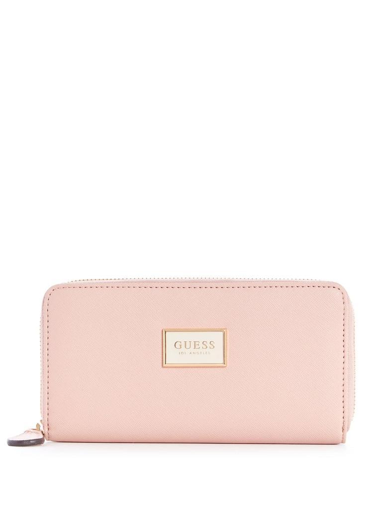 商品Guess Factory|Abree Glitter Medium Zip-Around Wallet,价格¥243,第6张图片详细描述