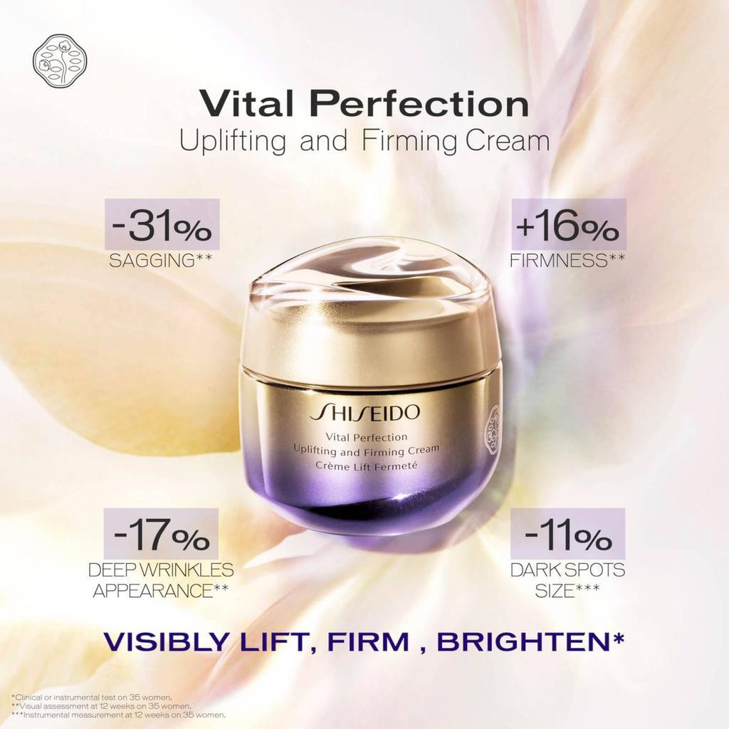 商品Shiseido|Shiseido Vital Perfection Uplifting and Firming Cream (Various Sizes),价格¥878-¥1071,第6张图片详细描述