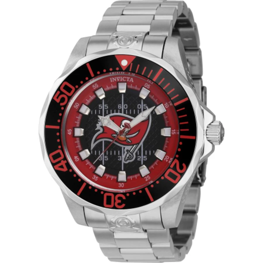 商品Invicta|Invicta NFL Tampa Bay Buccaneers Red Dial Mens Watch 42120,价格¥1097,第1张图片