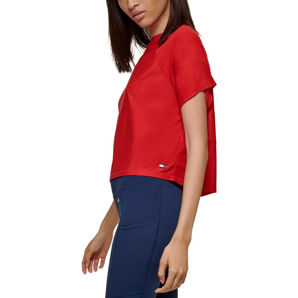 商品Tommy Hilfiger|Women's Active Cropped Raglan T-Shirt,价格¥151,第1张图片