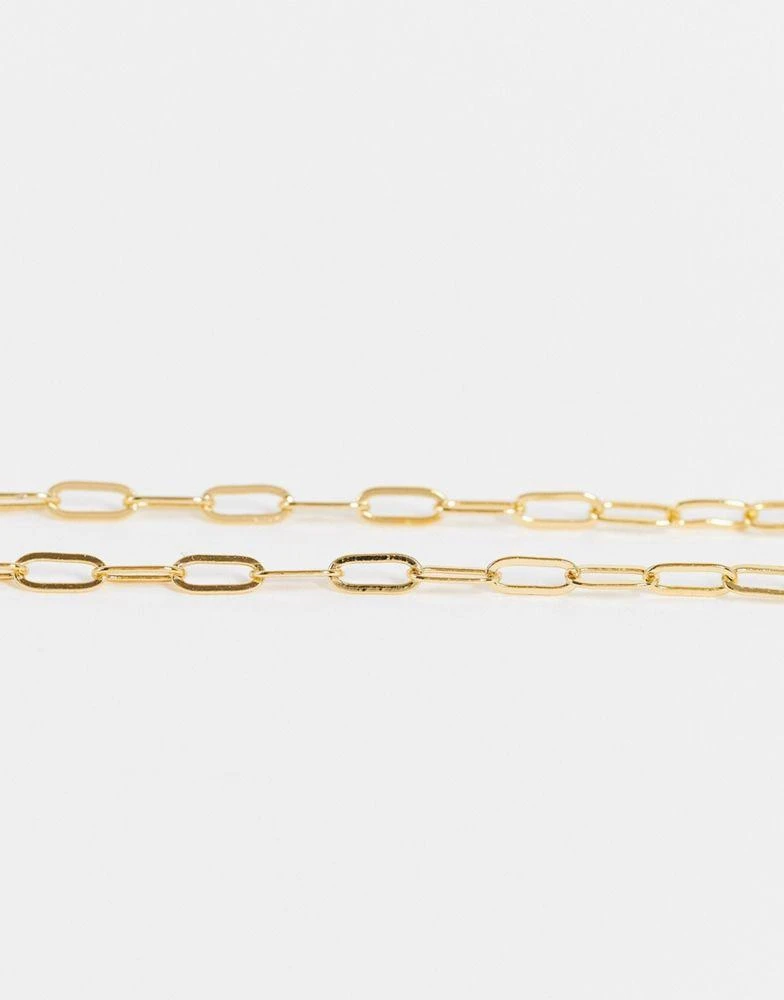 商品Topshop|Topshop 14k gold plated S initial pandant necklace,价格¥201,第3张图片详细描述