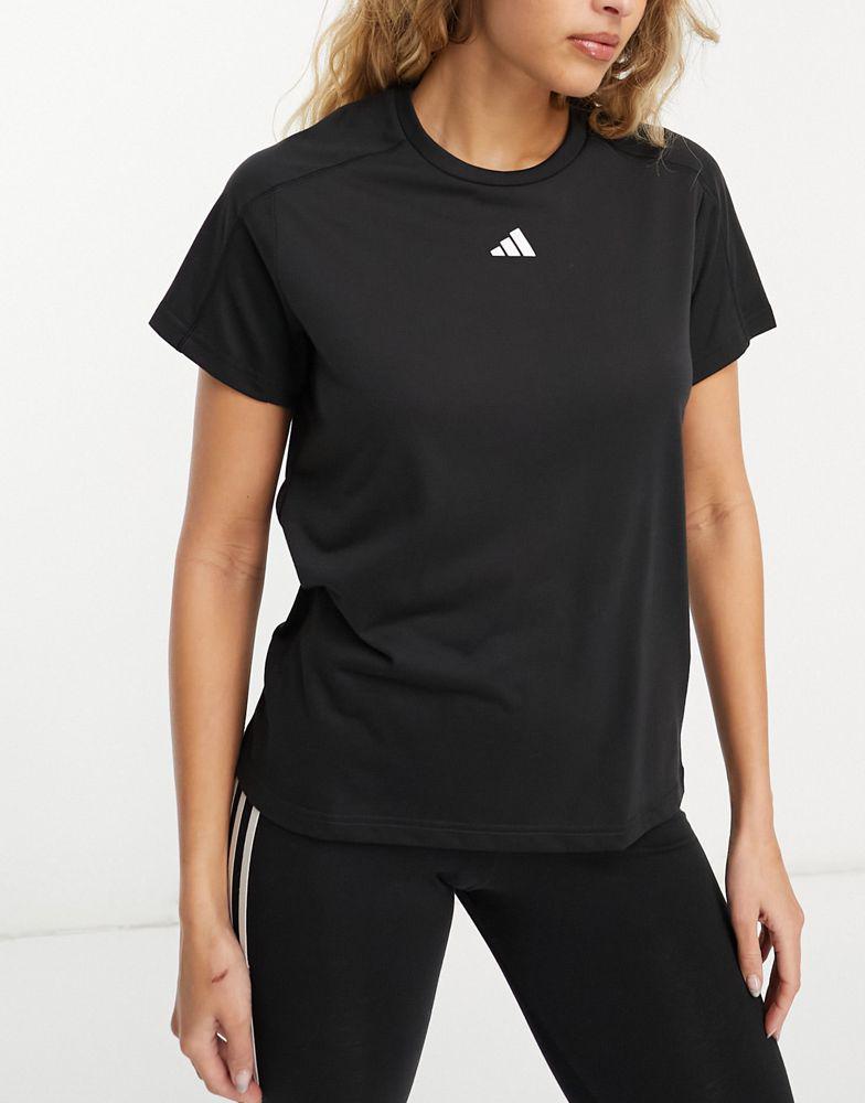 adidas Training Train Essentials t-shirt in black商品第1张图片规格展示