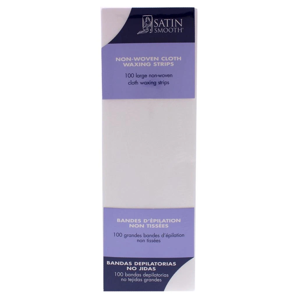 商品Satin Smooth|Non-woven Cloth Waxing Strips by  for Women - 100 Pack Strips,价格¥135,第1张图片