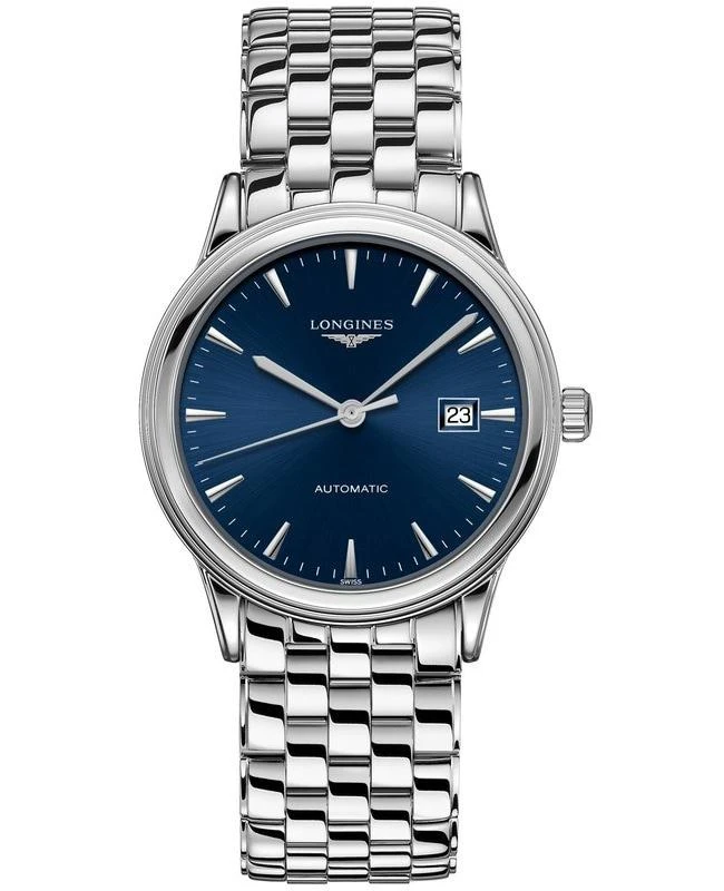 商品Longines|Longines Flagship Automatic Blue Dial Stainless Steel Unisex Watch L4.984.4.92.6,价格¥11599,第1张图片