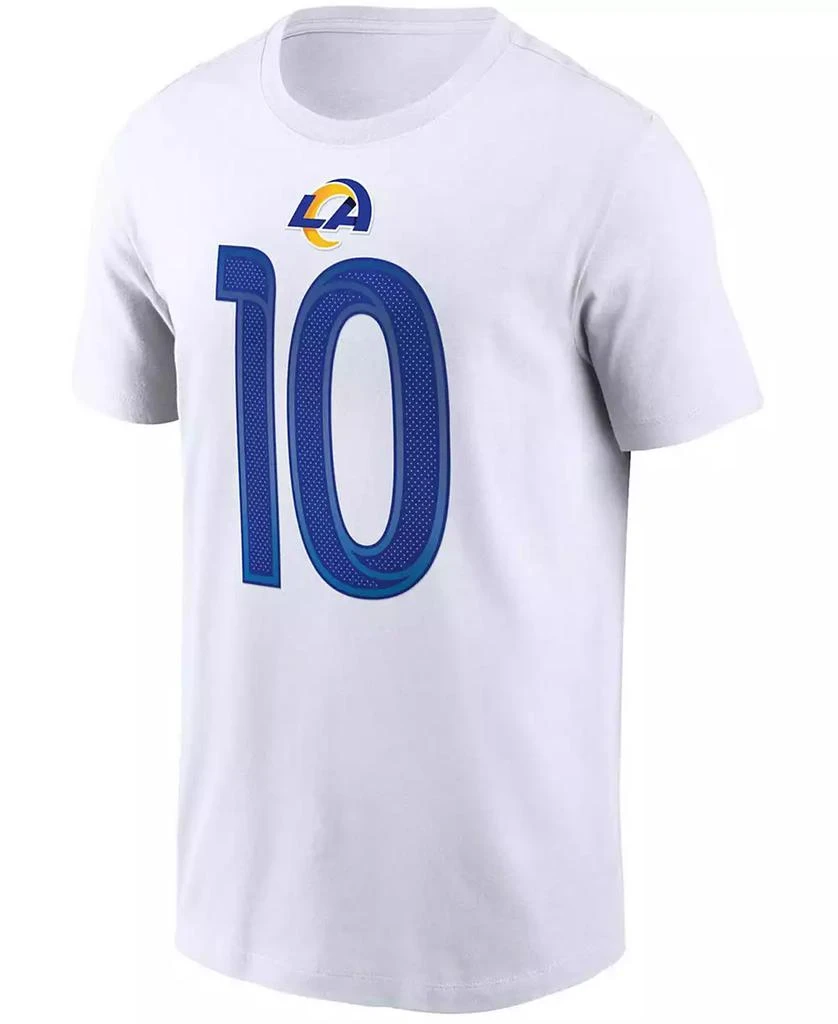 商品NIKE|Men's Cooper Kupp White Los Angeles Rams Name and Number T-shirt,价格¥305,第3张图片详细描述