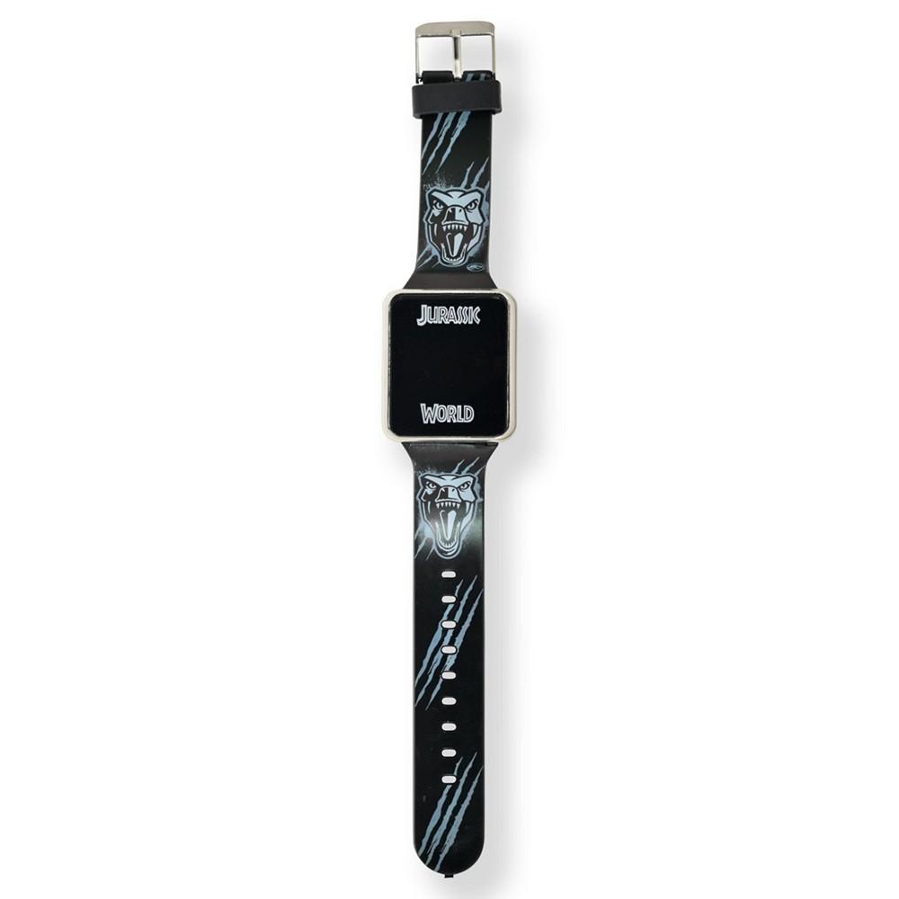 商品Accutime|Jurassic Park Kid's Touch LED Screen Black Silicone Strap Watch, 36mm x 33 mm,价格¥158,第5张图片详细描述