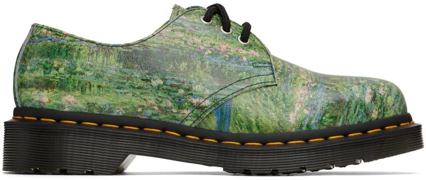 商品Dr. Martens|Green The National Gallery Edition Monet 1461 Oxfords,价格¥617,第1张图片