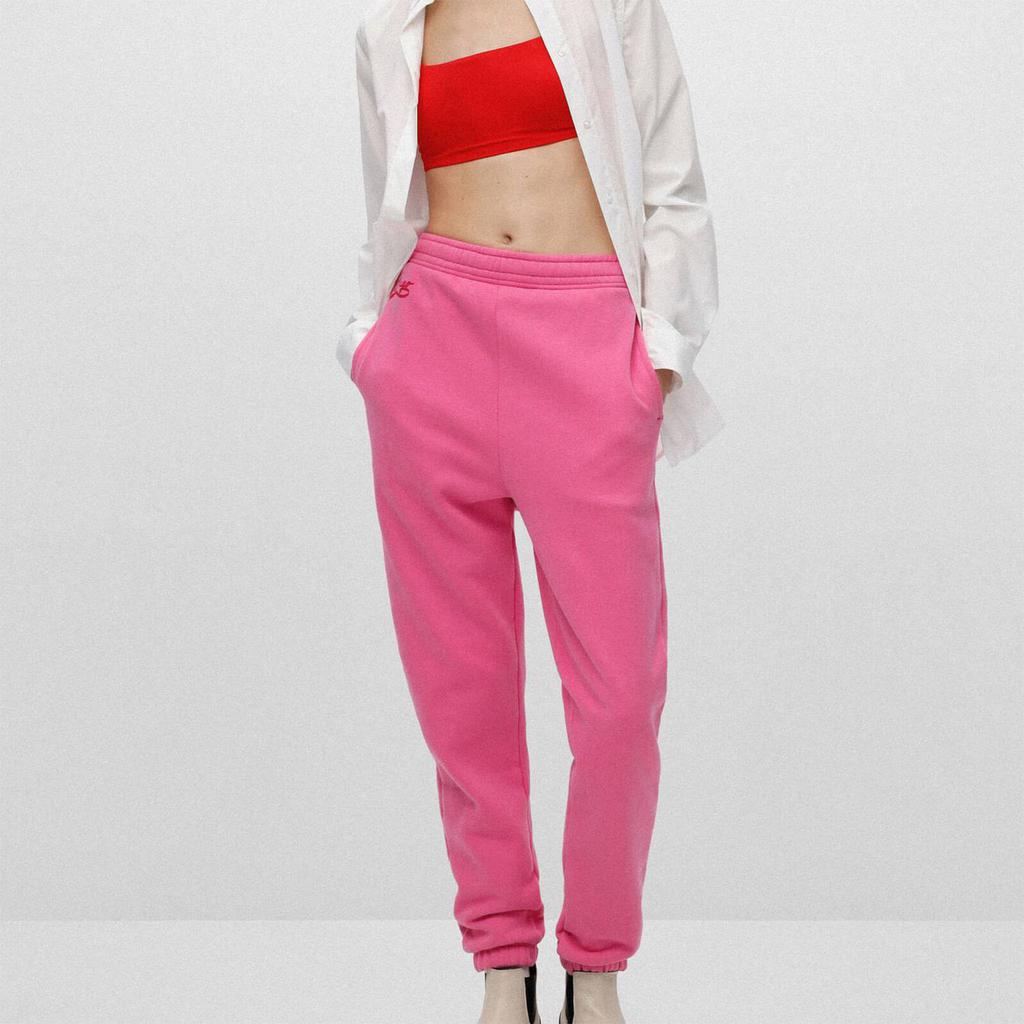 HUGO Women's Nigia Sweatpants - Dark Pink商品第1张图片规格展示