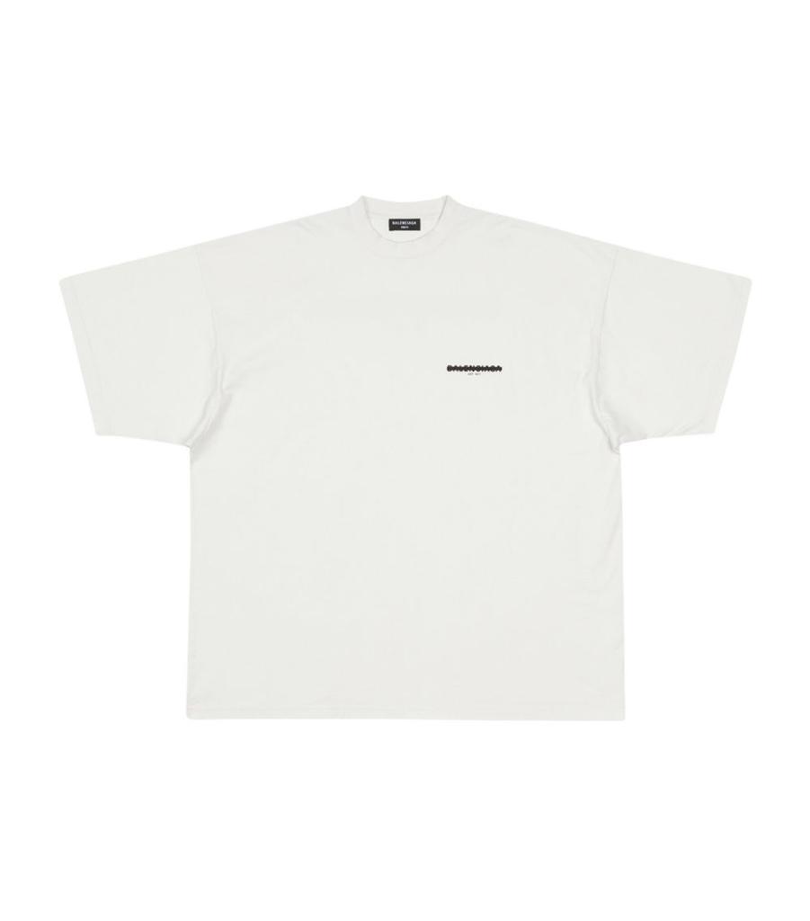 商品Balenciaga|Cotton Logo Oversized T-Shirt,价格¥4726,第1张图片