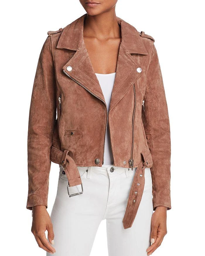商品Blank NYC|Suede Moto Jacket,价格¥1471,第1张图片