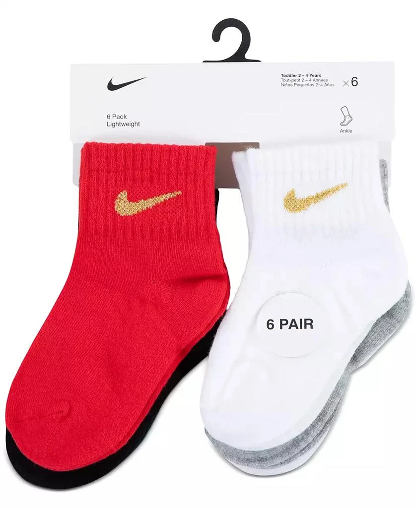 商品NIKE|Baby Ankle Socks, 6 Packs,价格¥116,第3张图片详细描述