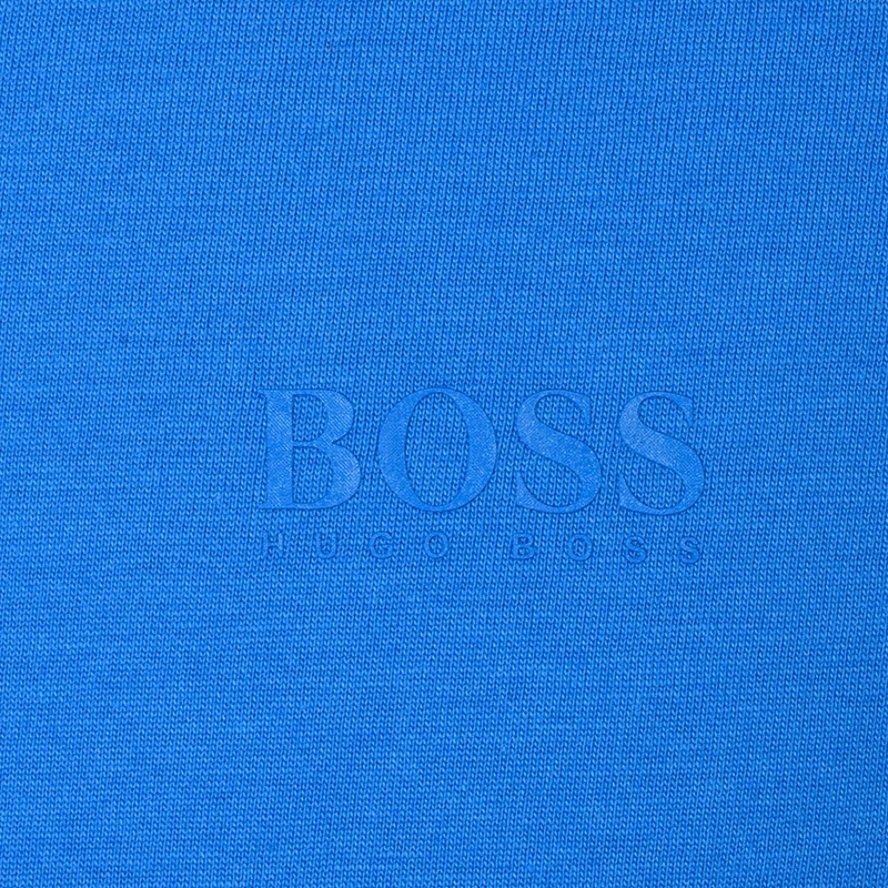 Hugo Boss 雨果博斯 男士蓝色棉质圆领休闲舒适短袖T恤TIBURT33-3816-420 商品