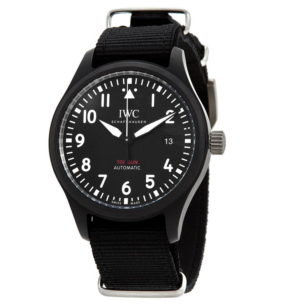 商品[二手商品] IWC Schaffhausen|Pre-owned IWC Pilot Top Gun Automatic Black Dial Mens Watch IW326901,价格¥33350,第1张图片