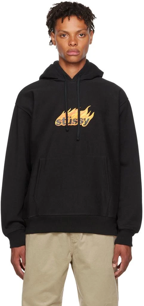 商品STUSSY|Black Flames Hoodie,价格¥589,第1张图片