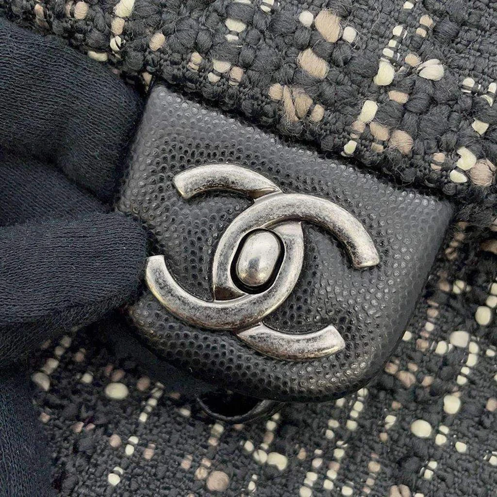 商品[二手商品] Chanel|Chanel Black Tweed Urban Spirit Tweed Backpack,价格¥26137,第4张图片详细描述