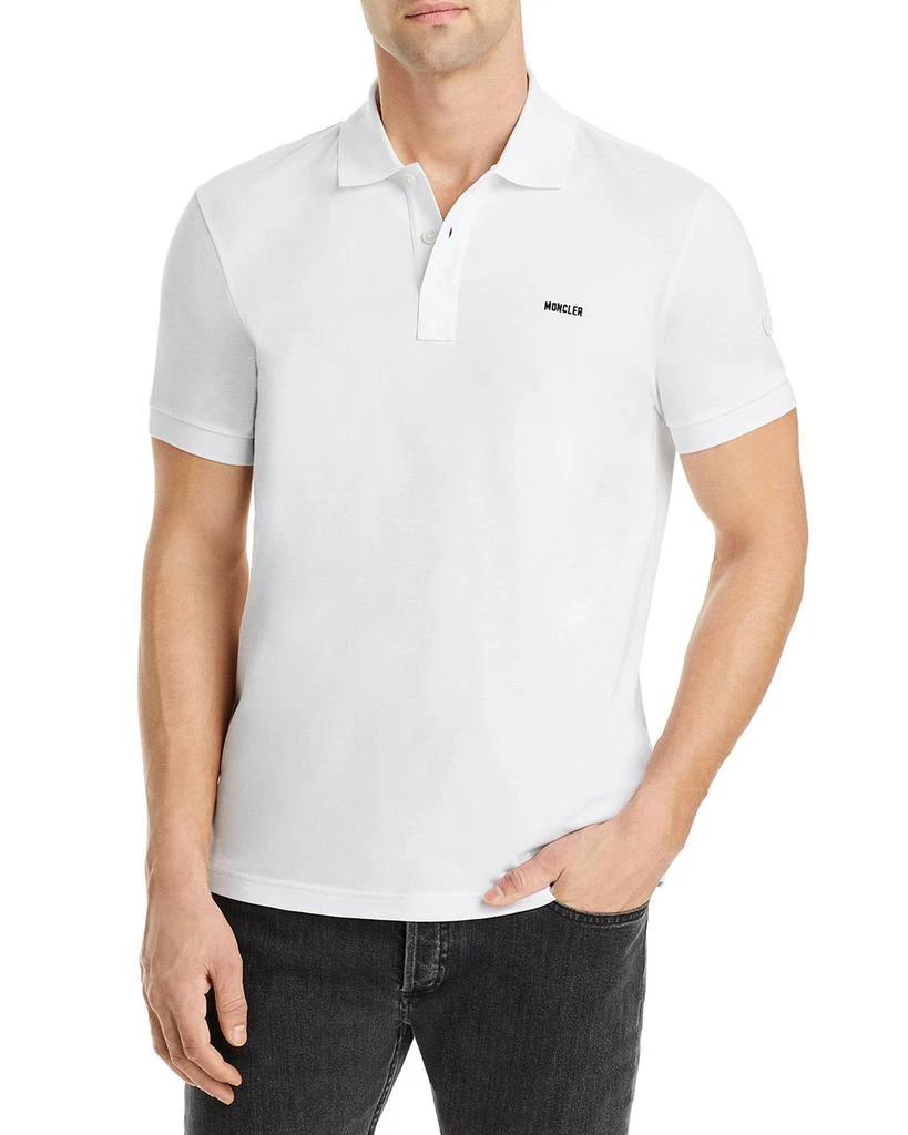 商品Moncler|Short Sleeve Button Placket Polo Shirt,价格¥2660,第1张图片