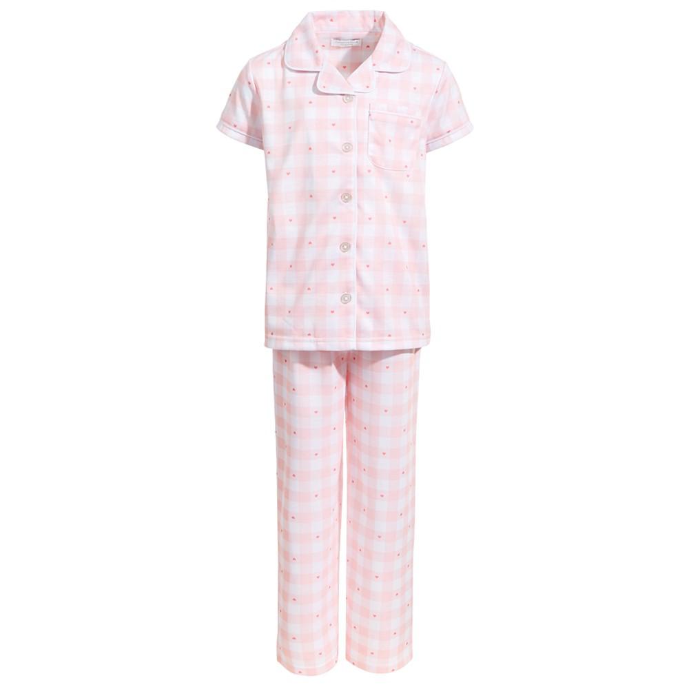 Girl's Mommy & Me Matching Notch Collar and Pant Gingham Set, Created for Macy's商品第1张图片规格展示