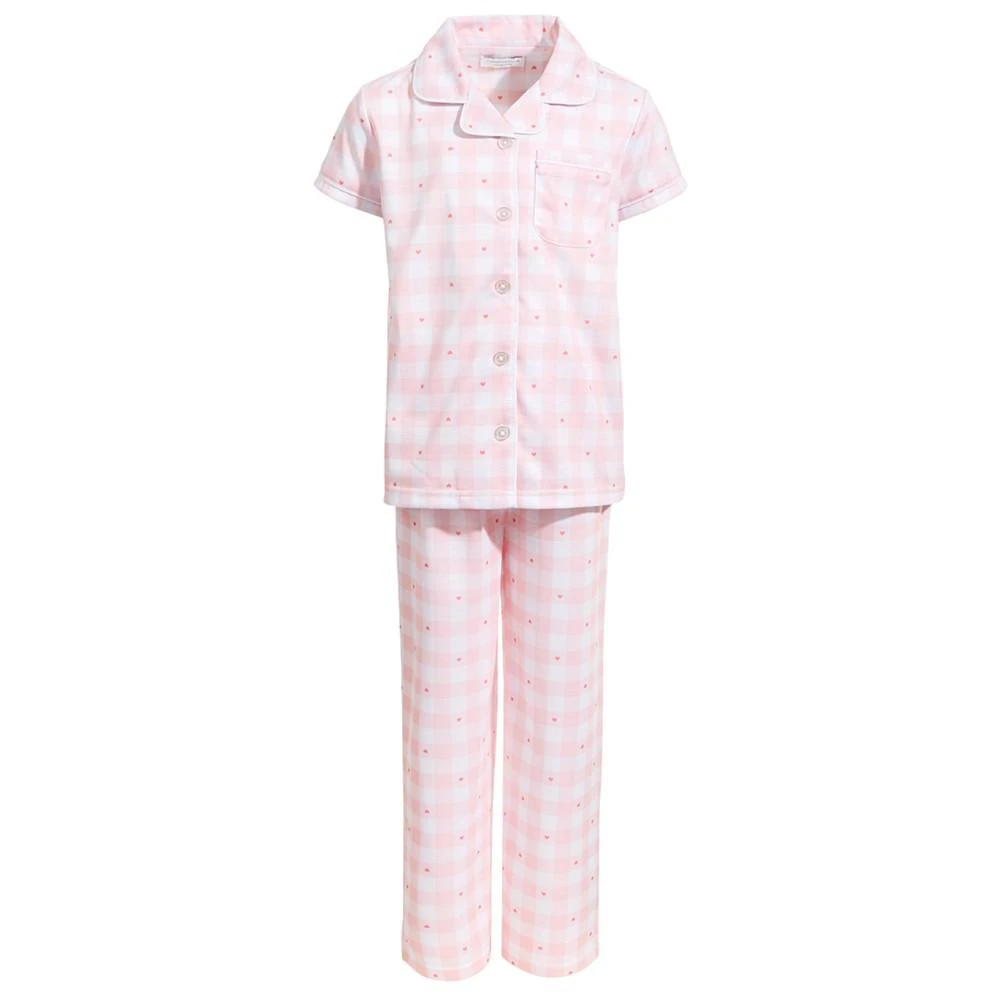 商品Charter Club|Girl's Mommy & Me Matching Notch Collar and Pant Gingham Set, Created for Macy's,价格¥37,第1张图片