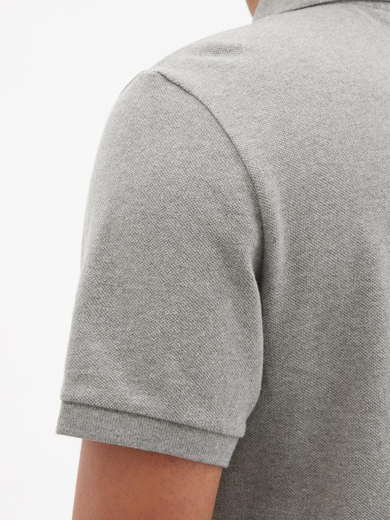 Ami de Cœur-logo organic cotton-piqué polo shirt商品第3张图片规格展示
