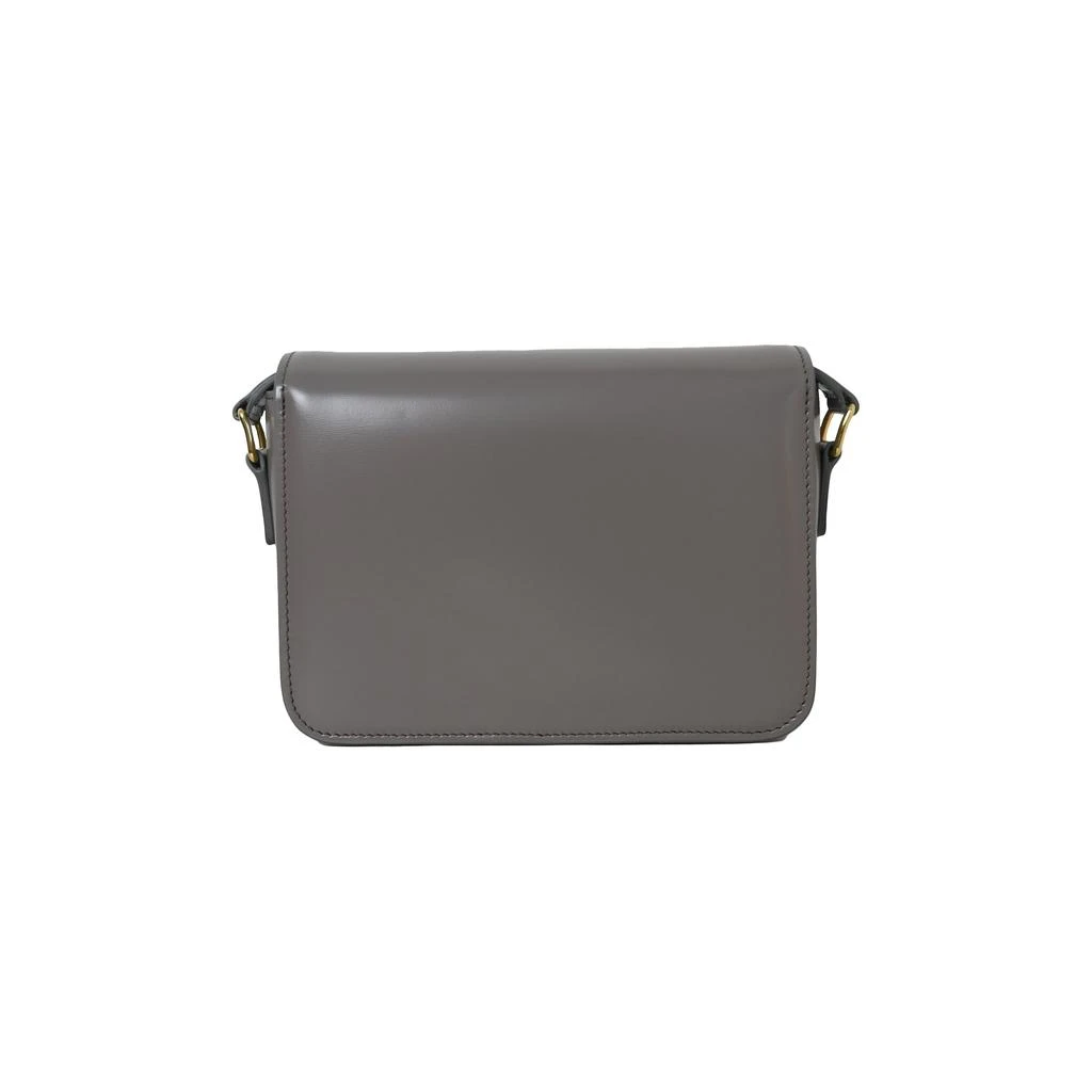 商品Celine|Celine Teen Triomphe Bag In Shiny Calfskinsoft Gray,价格¥32282,第3张图片详细描述