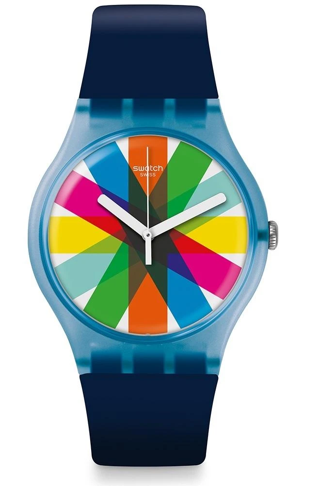 商品Swatch|Graftic Quartz Multicolored Dial Unisex Watch SUON133,价格¥488,第1张图片